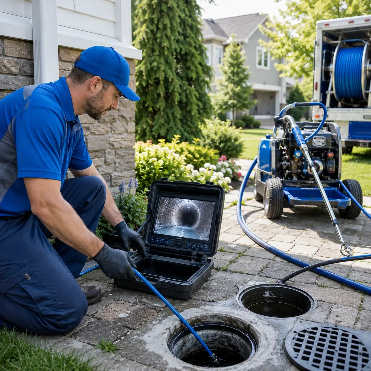 Outdoor drain cleaning professionals serving Leamington, UT