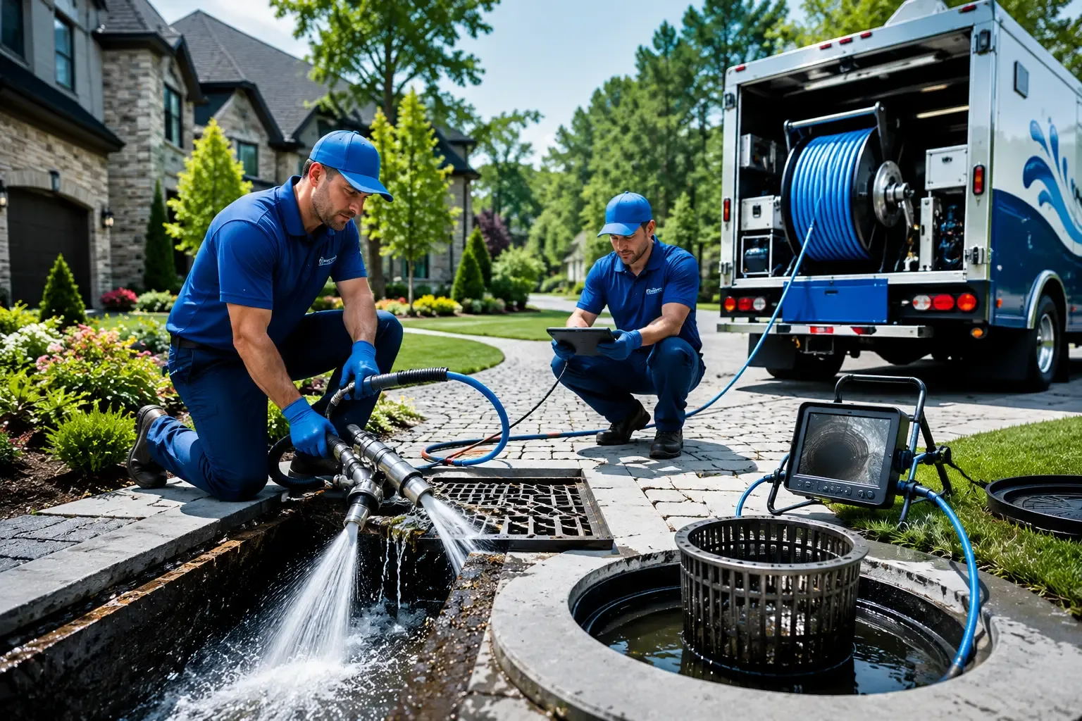 Local outdoor drain cleaning professionals in Leamington, UT
